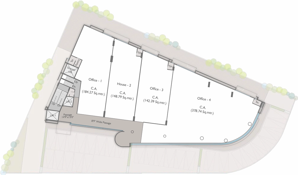 Floor Plan of Vasupujya Empire 11 in Adajan, Surat - Image 356106