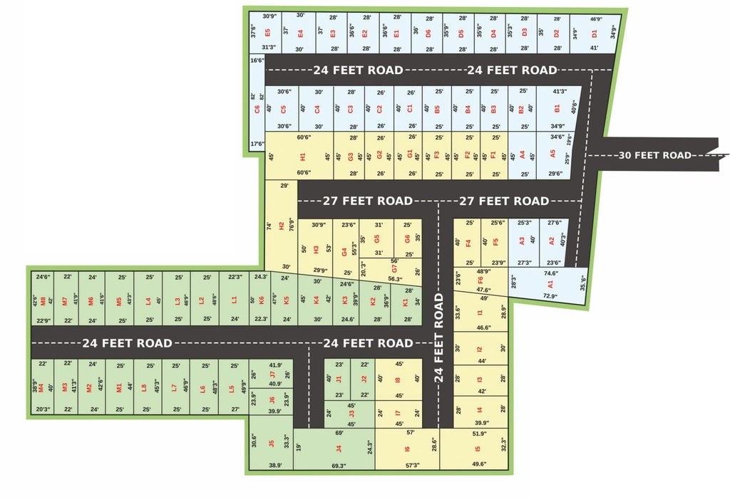 Master Plan of Sathiyam Serene Enclave in Mambakkam, Chennai - Image 324970