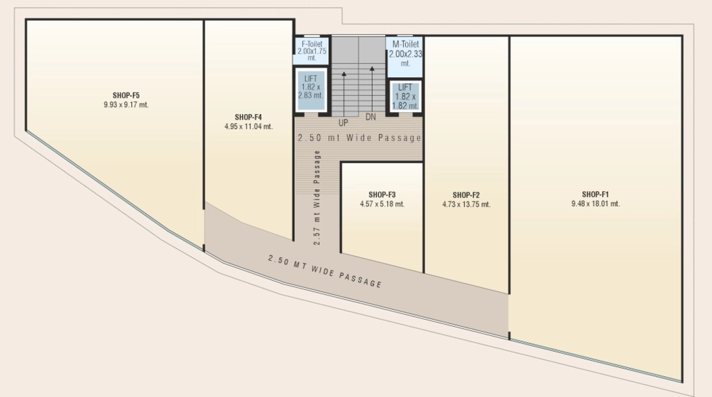 Floor Plan of Shree Silicon Plaza in Bamroli, Surat - Image 359861