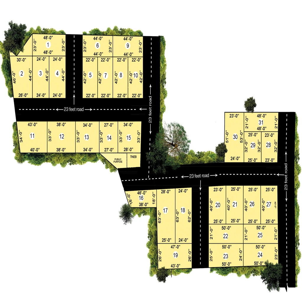 Master Plan of Sathiyam Royal Castle in Padur, Chennai - Image 325039