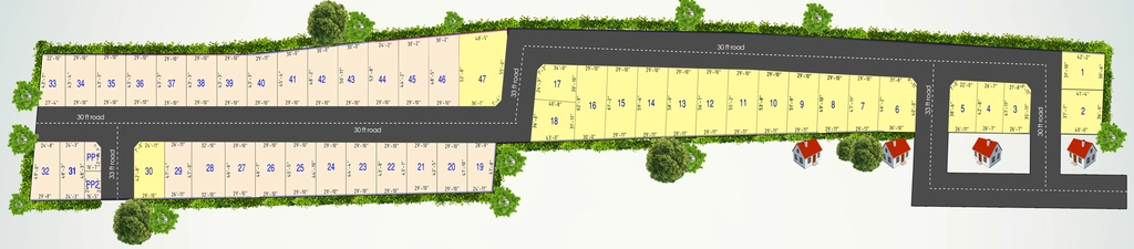 Master Plan of Sathiyam Arohana Avenue in Kandigai, Chennai - Image 325046