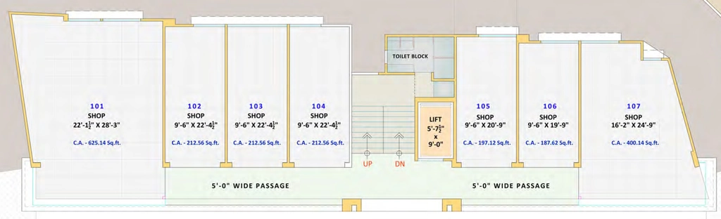 Floor Plan of Dev M N Square in Jahangirabad, Surat - Image 359797