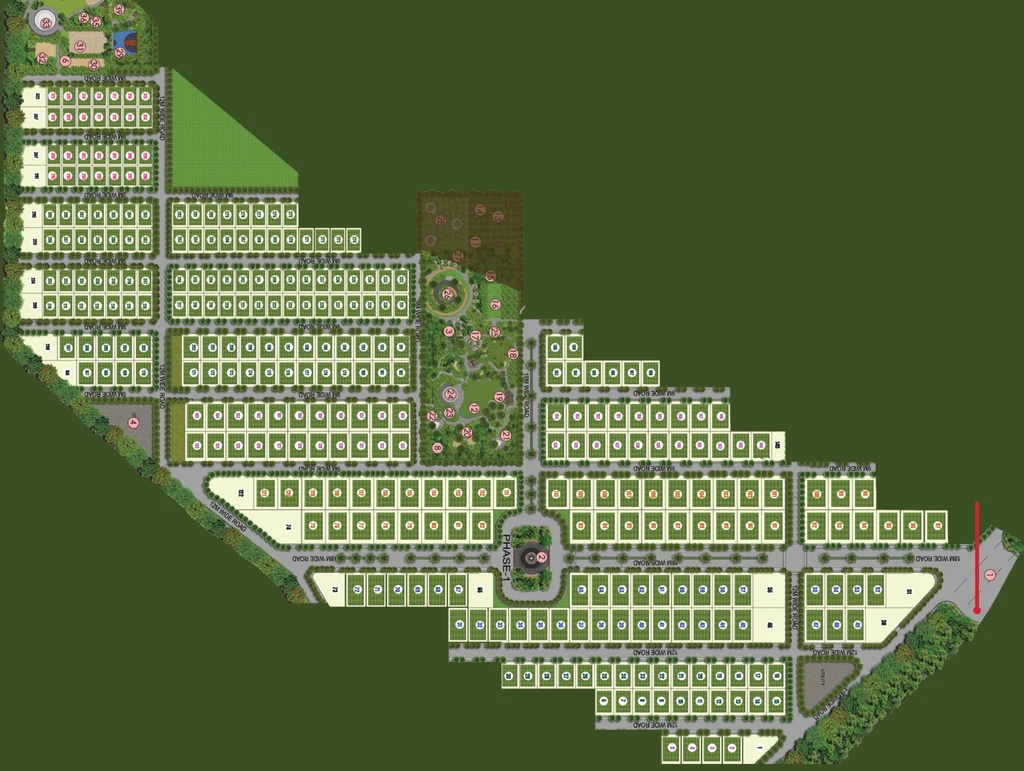 Master Plan of Urbanrise Galleria Gardens in Shadnagar, Hyderabad - Image 274893