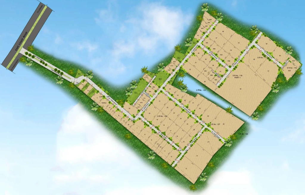Master Plan of Radiance Marina in East Coast Road, Chennai - Image 322959