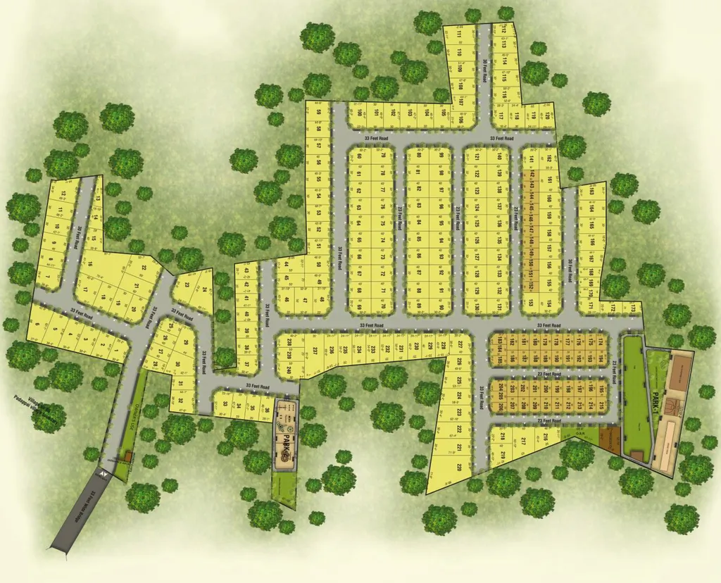 Master Plan of Radiance Smartville in Mannivakkam, Chennai - Image 323018