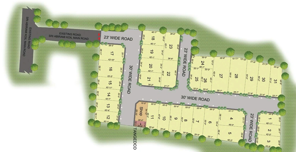 Master Plan of Radiance Jade Garden Phase 2 in Mannivakkam, Chennai - Image 323024
