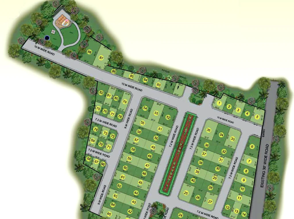 Master Plan of Casagrand Clovis in Thaiyur, Chennai - Image 325301