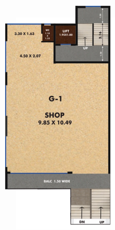 Floor Plan of Akar Sanjewels in Margao, Goa - Image 314830