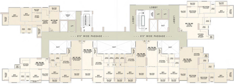 Floor Plan of Privia Prestige Residency in Chikhali, Pune - Image 24642
