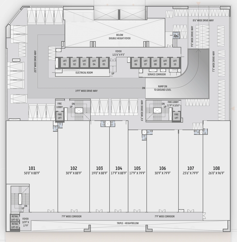Floor Plan of Dobariya The Identity in Gift City, Gandhinagar - Image 378192