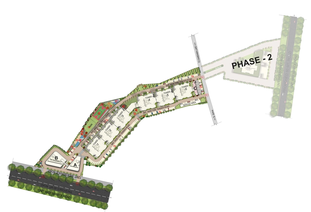 Master Plan of Sriflex City in Sohna Road, Gurgaon - Image 369343