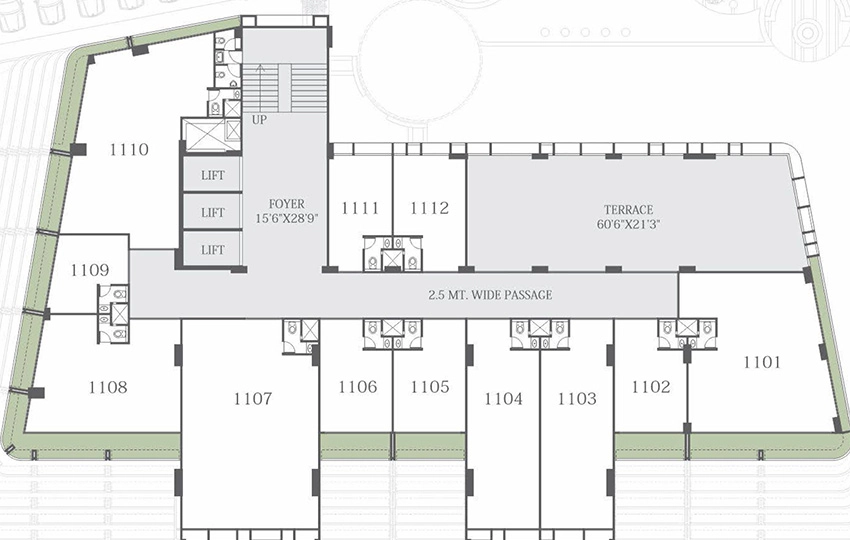 Floor Plan of Shreeji Signature in Sargasan, Gandhinagar - Image 341680