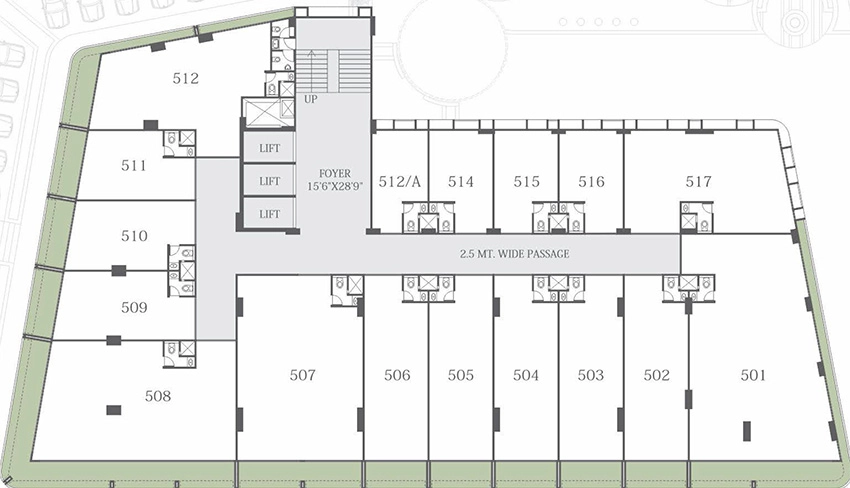 Floor Plan of Shreeji Signature in Sargasan, Gandhinagar - Image 341683