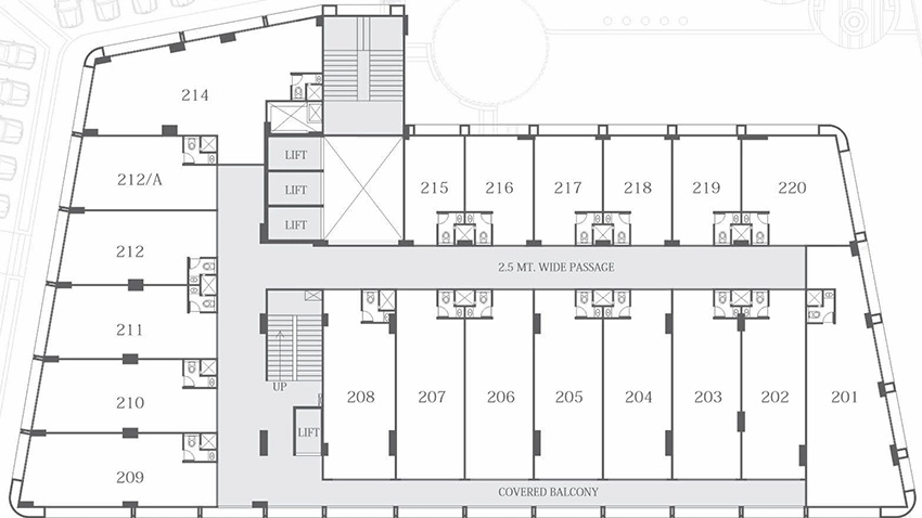 Floor Plan of Shreeji Signature in Sargasan, Gandhinagar - Image 341682