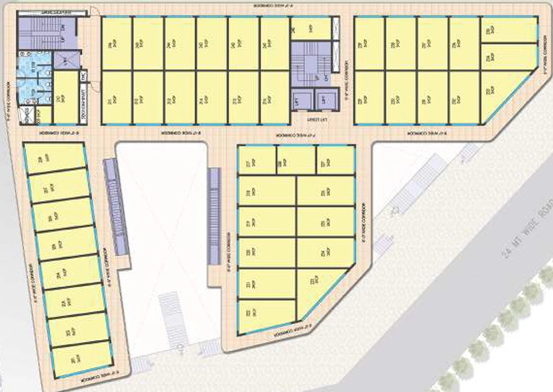 Floor Plan of HT Kamakhya Cross Walk in Sector Pi 2, Greater Noida - Image 309075