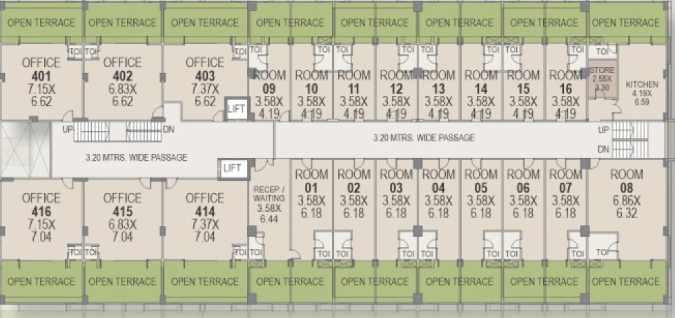 Floor Plan of Shivam Pramukh Square in Sargasan, Gandhinagar - Image 355216