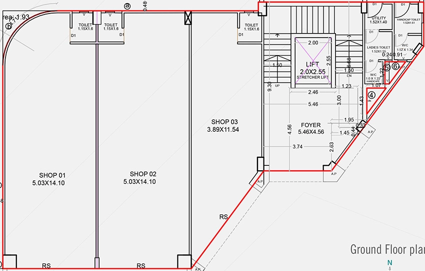 Floor Plan of Green Aura in Sargasan, Gandhinagar - Image 328603