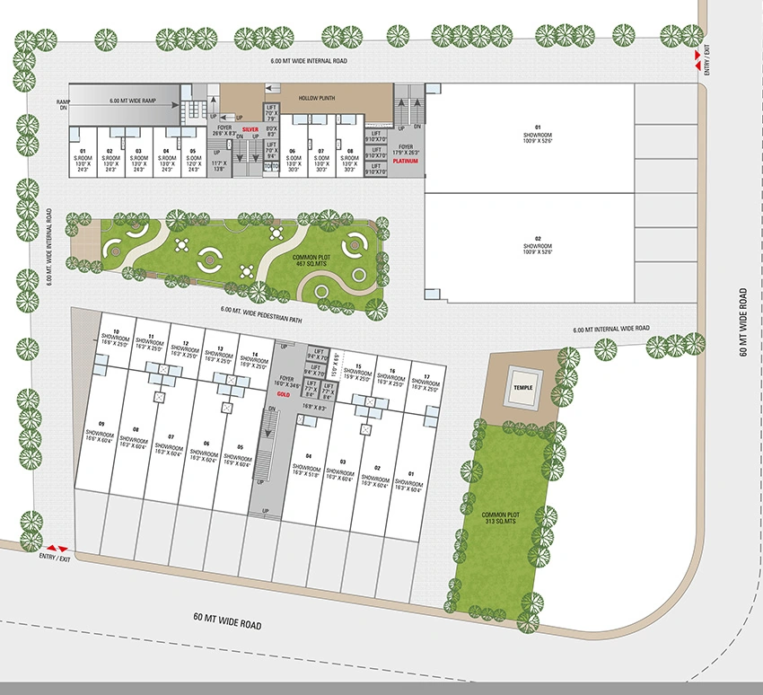 Master Plan of Gopinath The Address in Randesan, Gandhinagar - Image 328540