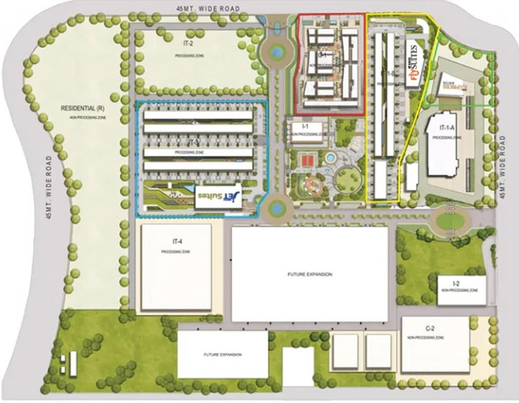 Master Plan of Migsun Nehru Place in Yamuna Expressway, Greater Noida - Image 310907