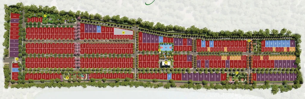 Master Plan of TVS Emerald Lake Shore in Pudupakkam, Chennai - Image 325275