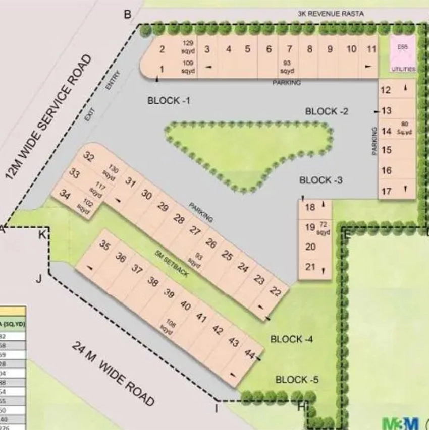 Master Plan of M3M Xpressway 114 in Sector 114, Gurgaon - Image 366514