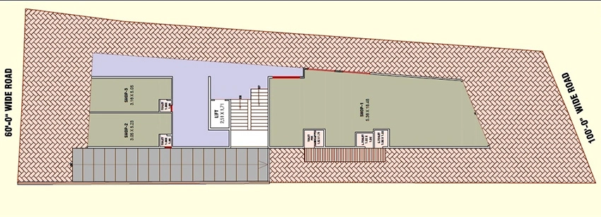 Master Plan of Khwaish Pushpraj Arcade in Vastral, Ahmedabad - Image 328746