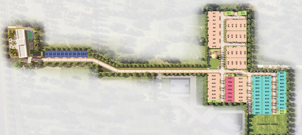 Master Plan of Paras Floret in Sector 59, Gurgaon - Image 374704