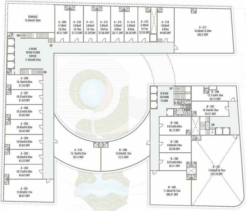 Floor Plan of Vihaan 273 in Sargasan, Gandhinagar - Image 342019