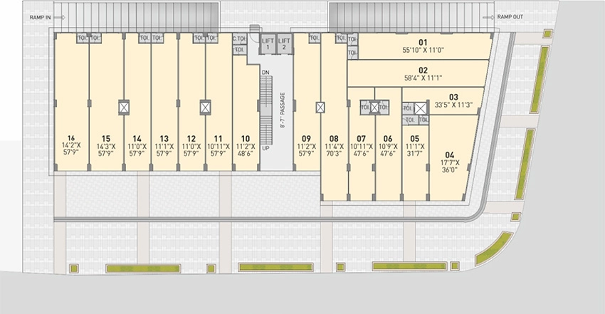 Master Plan of Shreeji Pramukh Avenue in Sargasan, Gandhinagar - Image 341669