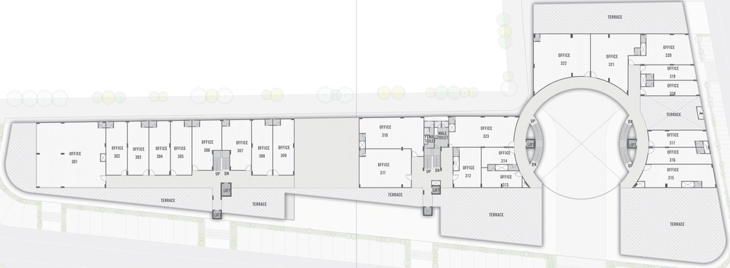 Floor Plan of The Urbania in Kudasan, Gandhinagar - Image 355315