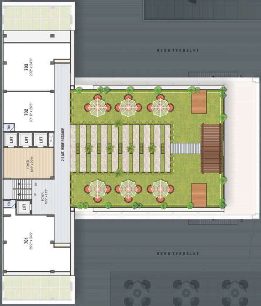 Floor Plan of Shreeji Elixir in Raysan, Gandhinagar - Image 341652