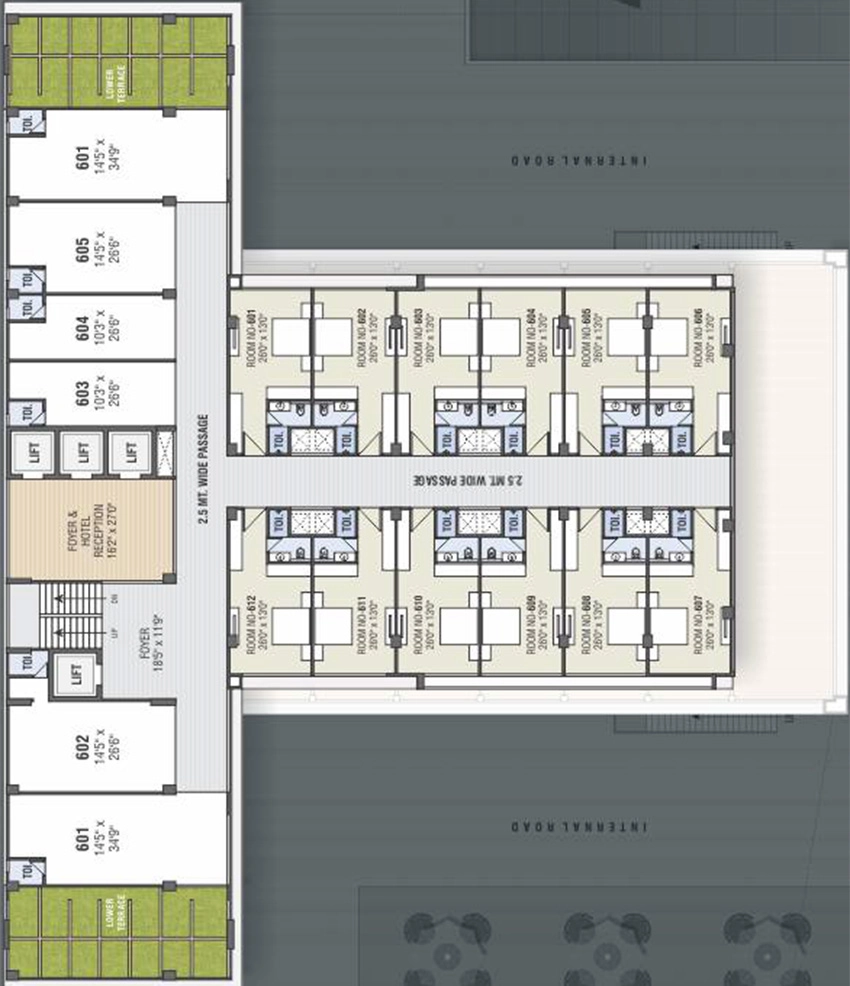 Floor Plan of Shreeji Elixir in Raysan, Gandhinagar - Image 341651