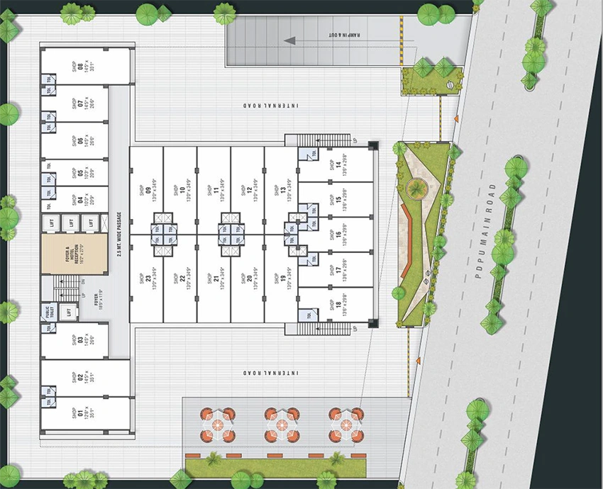 Master Plan of Shreeji Elixir in Raysan, Gandhinagar - Image 341648