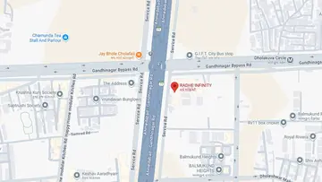 Location of Commercial Arpan Radhe Infinity - Image 334991