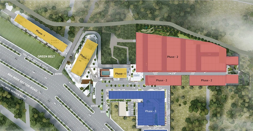 Master Plan of WTC Plaza 106 SCO in Sector 106, Gurgaon - Image 369016