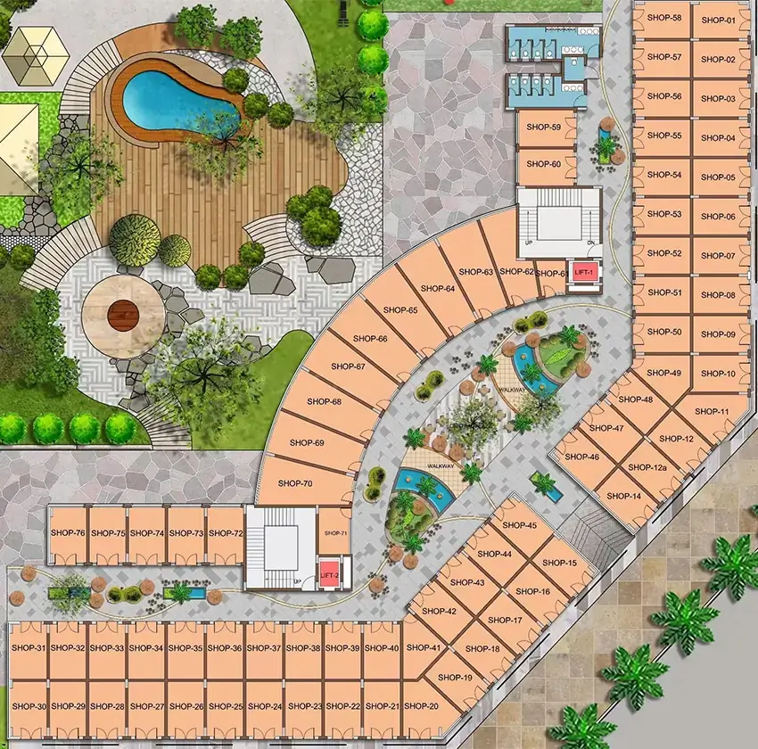 Floor Plan of HCBS Auroville in Sector 103, Gurgaon - Image 366795