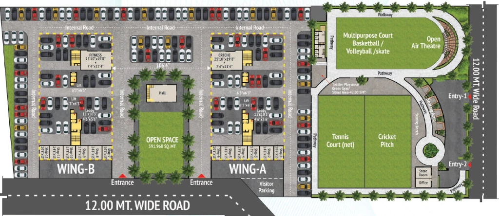 Master Plan of Commercial Golden Vista in Besa, Nagpur - Image 280025