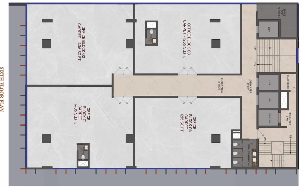 Floor Plan of Iconic Sudama in Dharampeth, Nagpur - Image 338963