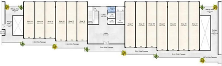 Floor Plan of Kukreja Business Park in Mihan, Nagpur - Image 280032