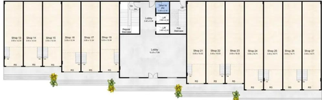 Floor Plan of Kukreja Business Park in Mihan, Nagpur - Image 280031