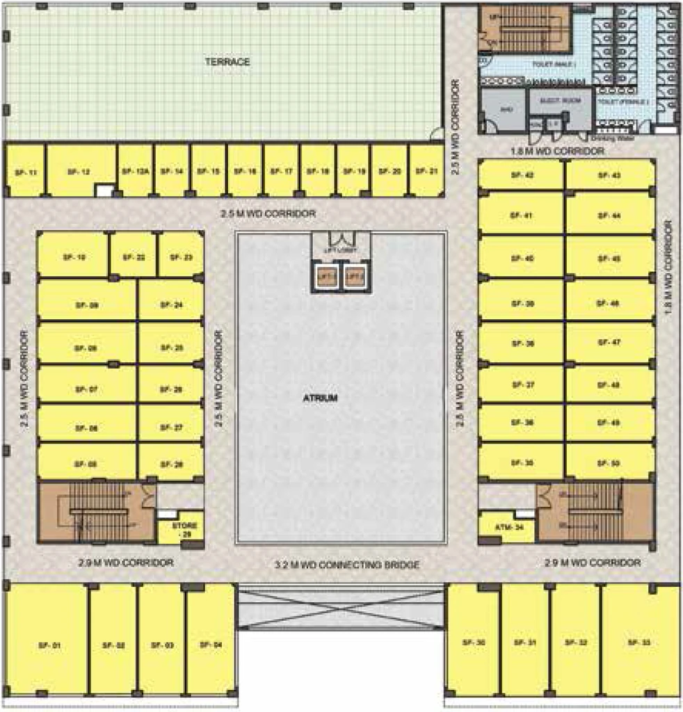 Floor Plan of Bountiful Sawasdee 18 in Rohini, New Delhi - Image 352657