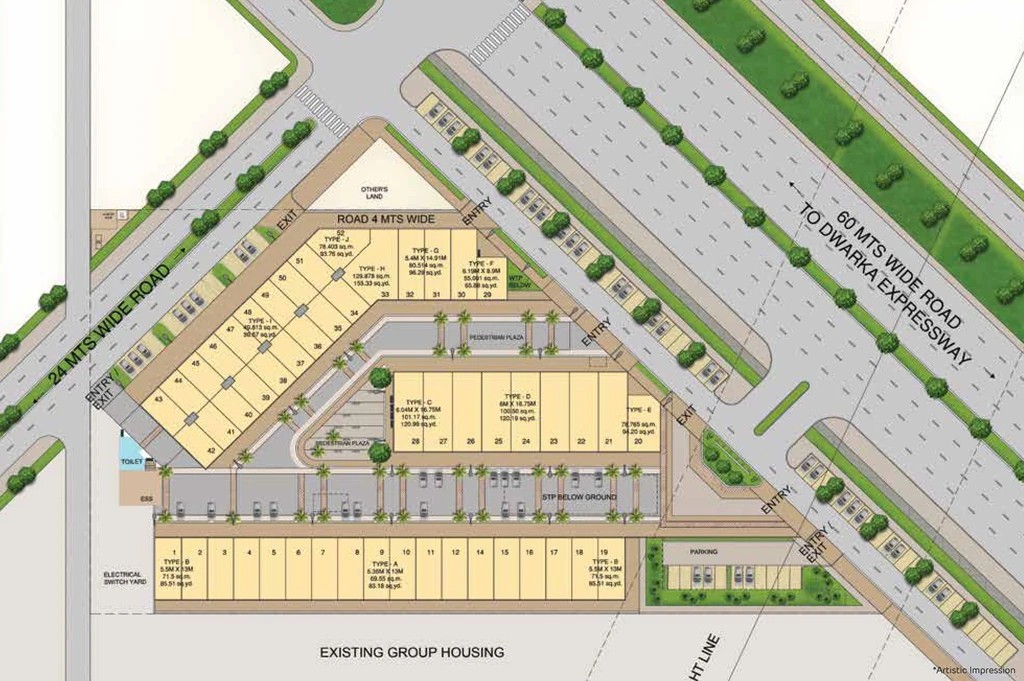 Master Plan of Adani M2K Oyster Arcade in Sector 102, Gurgaon - Image 314885