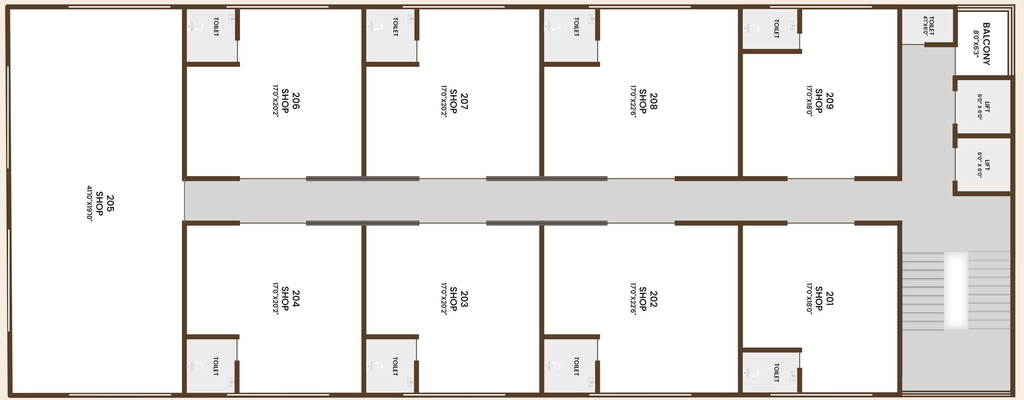 Floor Plan of Livin Solitaire in Canada Corner, Nashik - Image 280728