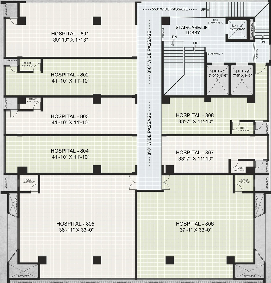 Floor Plan of S K Empire in Tidke Colony, Nashik - Image 280821