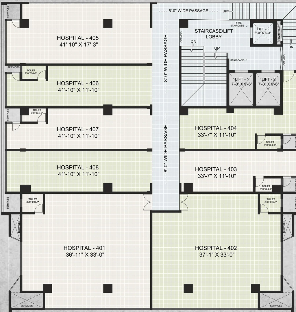 Floor Plan of S K Empire in Tidke Colony, Nashik - Image 280817