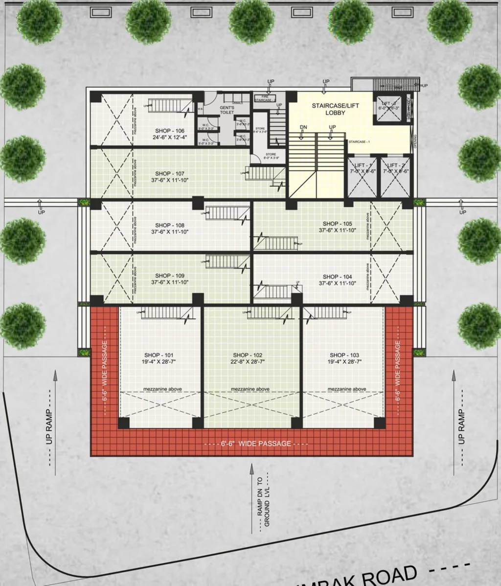 Master Plan of S K Empire in Tidke Colony, Nashik - Image 280822
