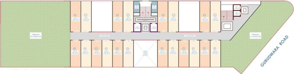 Floor Plan of Shree Kalika Plaza in Mumbai Naka, Nashik - Image 280642