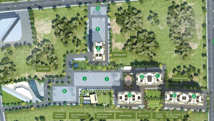 Master Plan of Siddhi The Address in Moshi, Pune - Image 24679