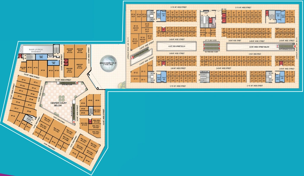 Floor Plan of Himalaya City Center in Raj Nagar Extension, Ghaziabad - Image 316979