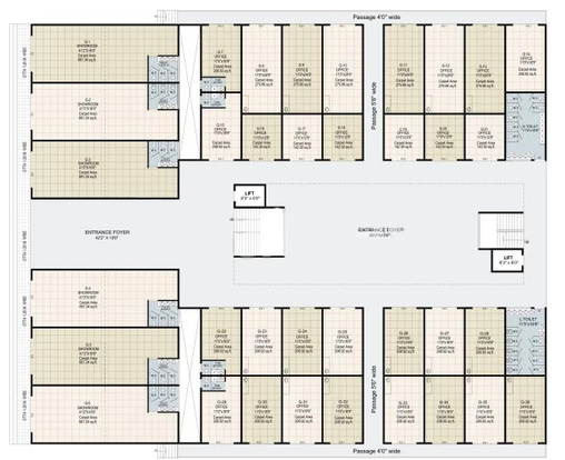 Floor Plan of Jaikumar Parksyde Business Avenue in Indira Nagar, Nashik - Image 280788